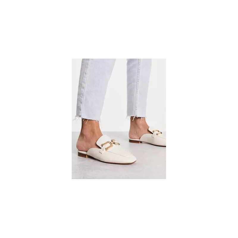Stradivarius open back slip on loafer